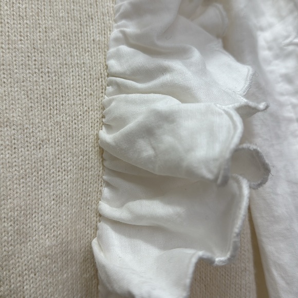 NWT Sea New York Ruffle Combo Sweater - Picture 9 of 13